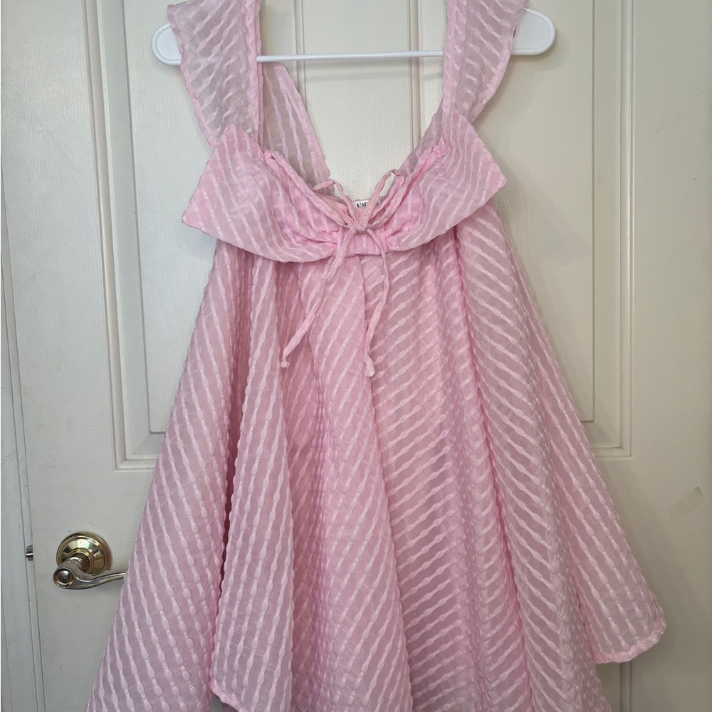 Pink Striped Dress